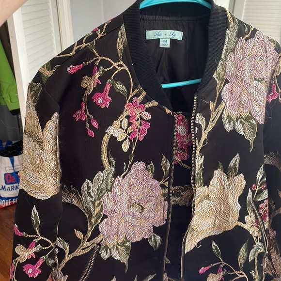 Floral detailed Vintage Jacket 🌸 - Picture 4 of 8